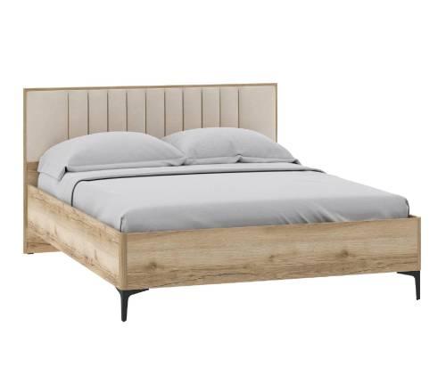 НМ 040.54 Кровать ПМ Арден, Велюр Вивальди 4/Дуб Делано