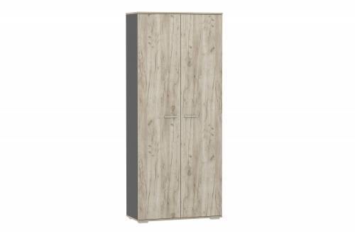 НМ 040.42 Шкаф для одежды Санти Антрацит/Дуб крафт серый
