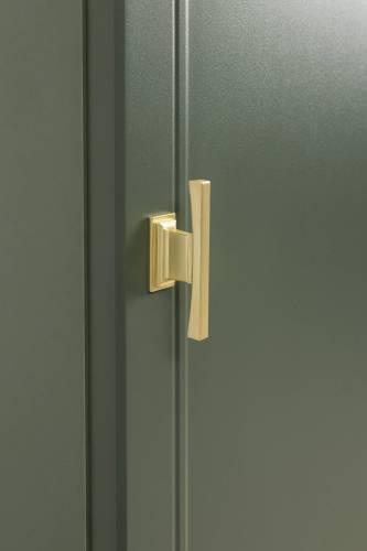 Шкаф-пенал Марион 16.333.01, Дымчатый Зеленый/Олива шагрень