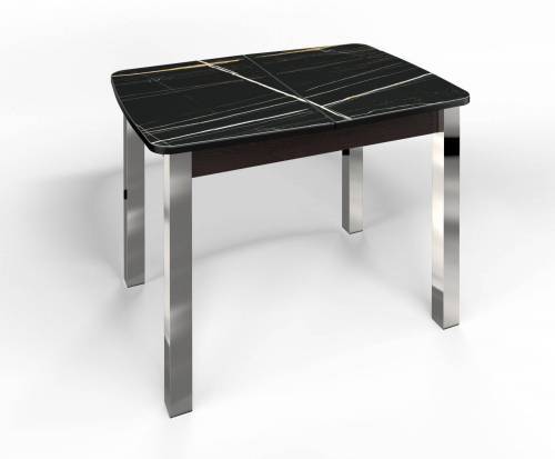 Стол СМ-3 Флорида ноги окрас квадратный венге/хром