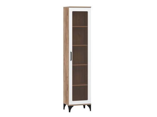 НМ 013.06 Марсель шкаф-пенал Дуб Крафт табачный/Меренга