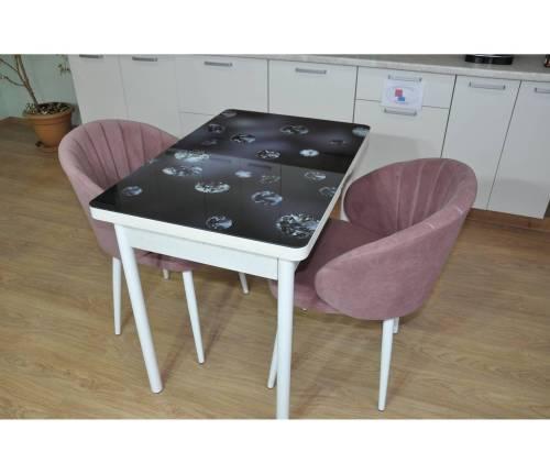 Обеденная группа Симпл фотопечать Кристаллы №4