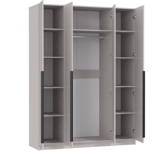 Шкаф для одежды 67.16 "Брандо" (4-х дв.) МДФ Кашемир