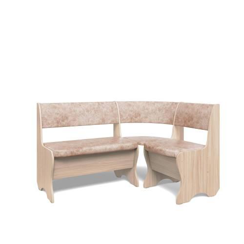 Кухонный набор Тюльпан  / Ясень Светлый / Велюр Латте