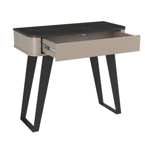 Спальня Фиделия, Серый камень/Мрамор черный