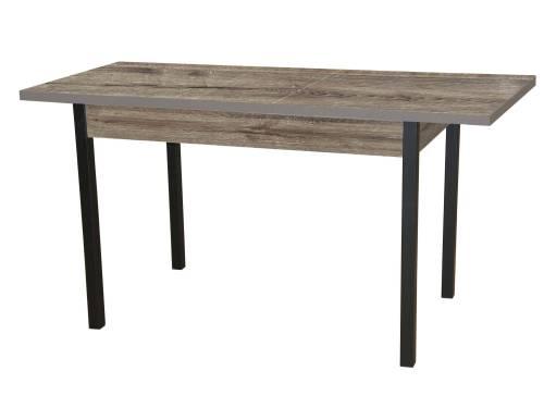 Стол обеденный раздвижной КОЛОРАДО / Дуб веллингтон/ опора Квадро черный муар