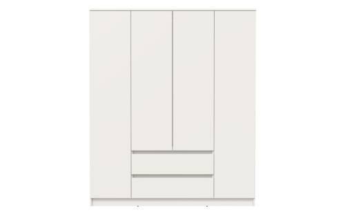 Шкаф Берген 82.01+Антресоль 82.04 (ЛДСП Белый)