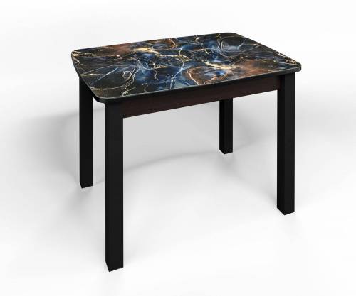 Стол СМ-5 Флорида ноги окрас квадратный венге/черный