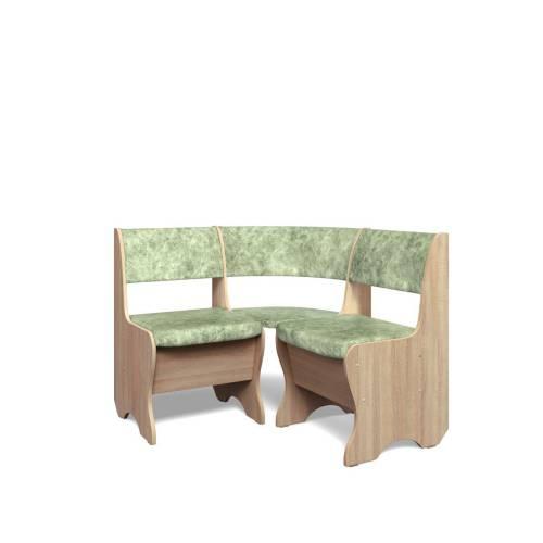 Кухонный набор Тюльпан-мини / дуб сонома / велюр Мохито