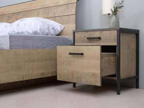 Трувор спальня 2 Дуб Гранж Песочный/Интра