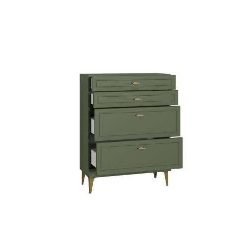 Комод Марион 16.249, Дымчатый Зеленый/Олива шагрень