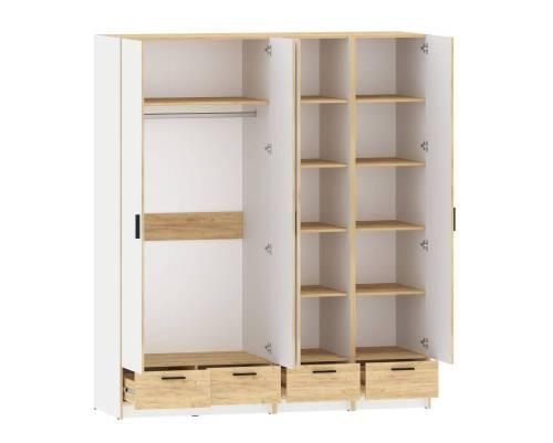 Набор шкафов Оттавия №5 / Белый / Дуб Крафт Золотой