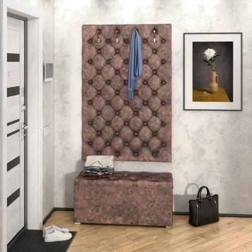 Прихожая Мишель 950 /  Велюр Коньяк