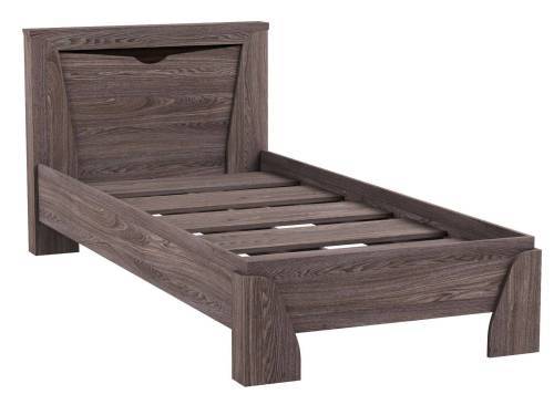 Кровать 33.07 Лючия 900 с настилом кейптаун/венге