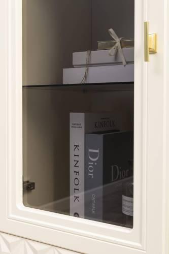 Шкаф-витрина Марион 16.397.01, Слоновая кость