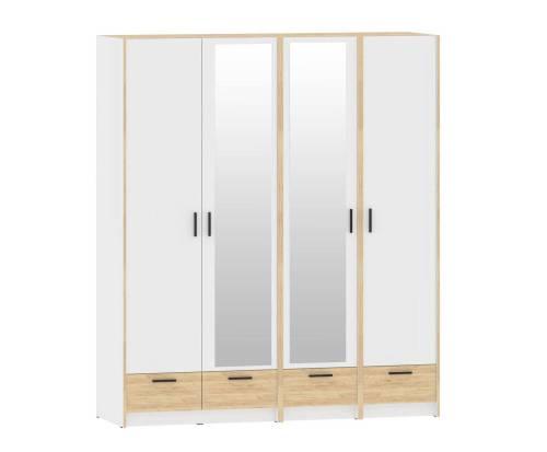 Спальня Оттавия 10 / Белый / Дуб Крафт Золотой