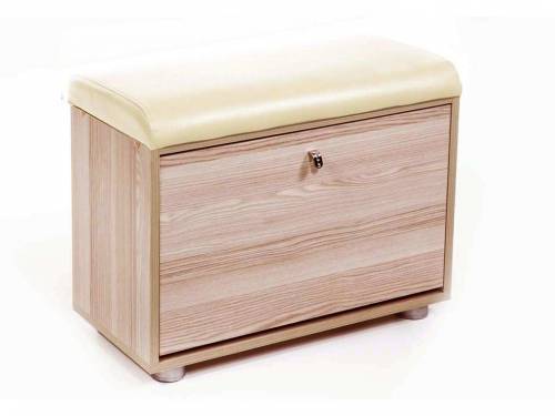 Обувница МС-1 дуб сонома/крем
