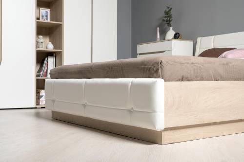 Спальня Муссон 2 Белый/Дуб Эндгрейн