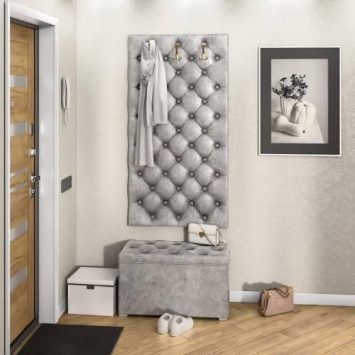 Прихожая Мишель 750 / Велюр Графит