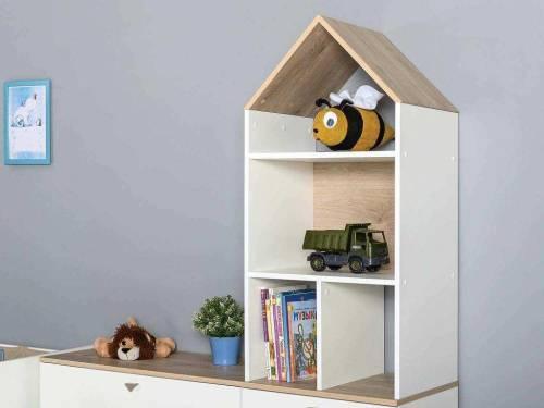 Эйп шкаф комбинированный 13.14 Белый/Дуб белый