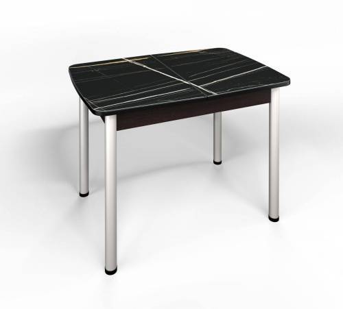 Стол СМ-3 Флорида ноги окрас круглый венге/серебро