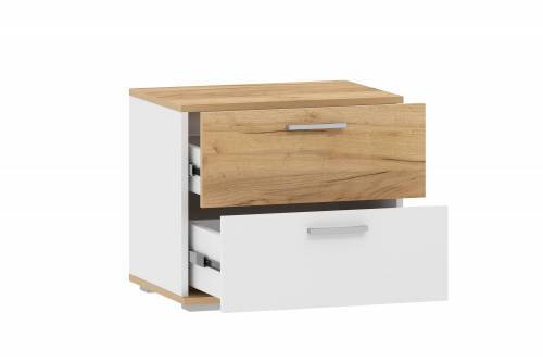 Прихожая Санти-3 Белый/Дуб крафт золотой