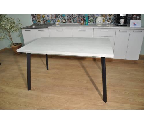 Стол обеденный Боро Бетон белый