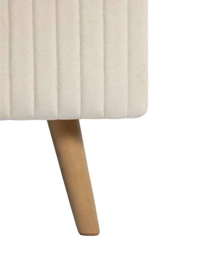 А9 Банкетка стеганная (на ножках), №01 Молочный