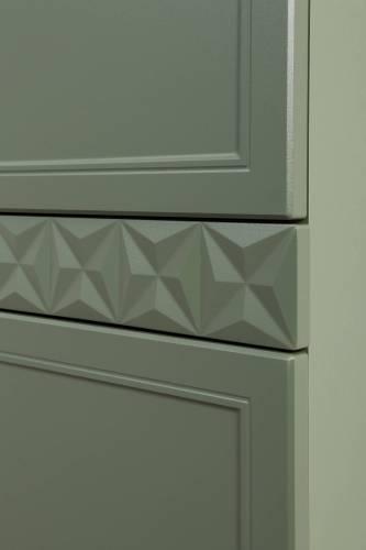 Шкаф-пенал Марион 16.333.01, Дымчатый Зеленый/Олива шагрень