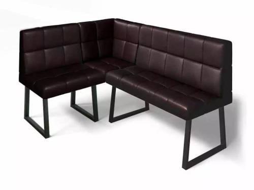 Кухонный набор Реал / Экокожа Умбер / Черный муар