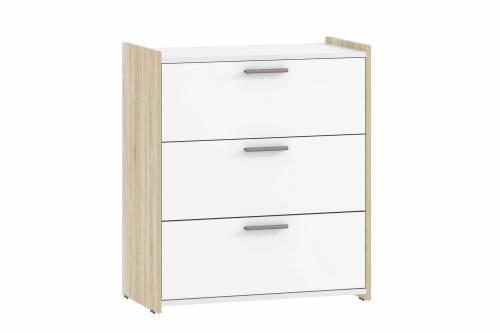 Комод НМ 013.19 Симпл Дуб сонома/белый