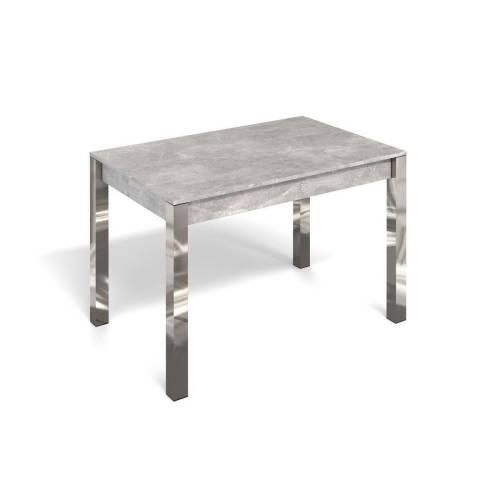 Стол Милан-1 / Ателье Светлое / Хром