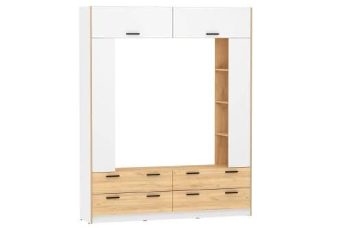 Гостиная Оттавия №1 Белый/дуб крафт золотой