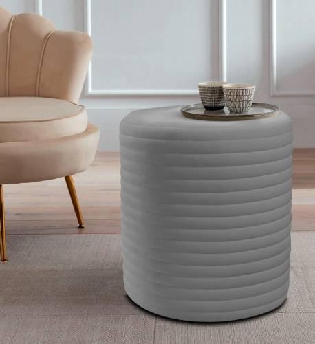 А-2ГС Пуф круглый горизонт. стежка (без ножек), №25 Серый