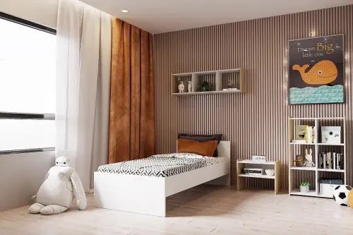 Детская Симпл №1 дуб сонома/белый