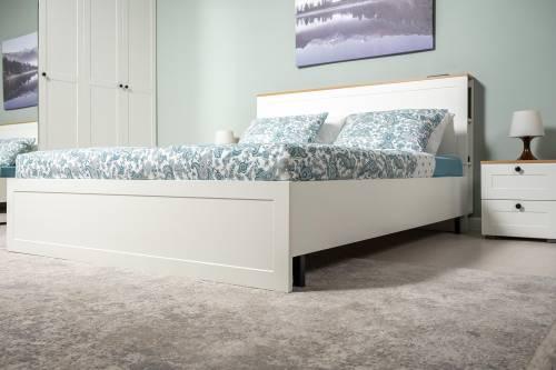 Остин Спальня 1 белый/дуб золотой