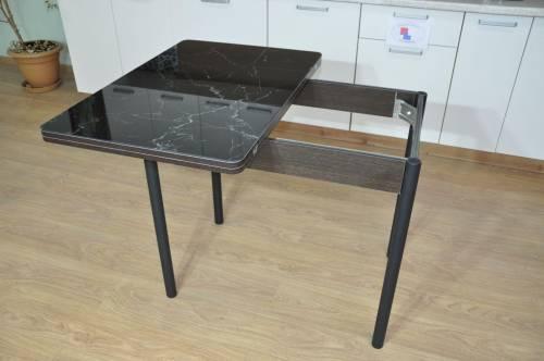 Обеденная группа Симпл фотопечать Мрамор черный №7