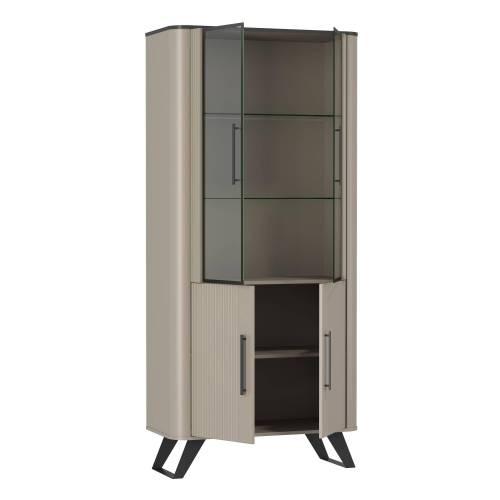 Гостиная Фиделия, Серый камень/Мрамор черный