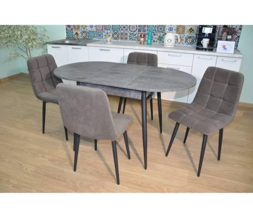 Обеденная группа Стиль Цемент темный/ бид 08 №42