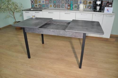 Обеденная группа Сканд Цемент темный/опора черный/ бид01 №3