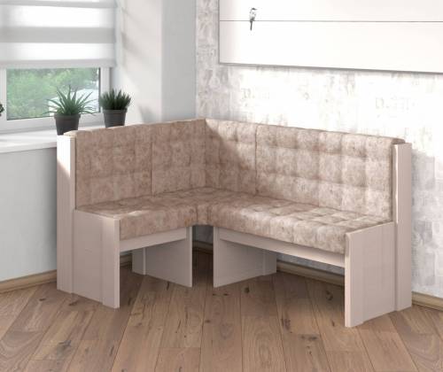 Угловая скамья Квадро бодега/ Латте