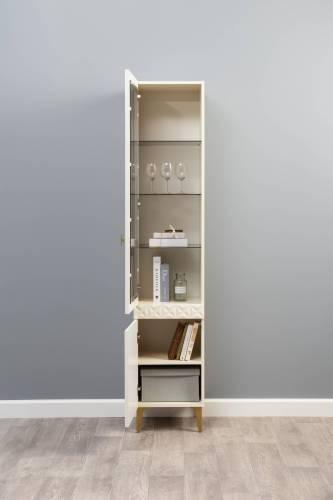 Шкаф-витрина Марион 16.397.01, Слоновая кость