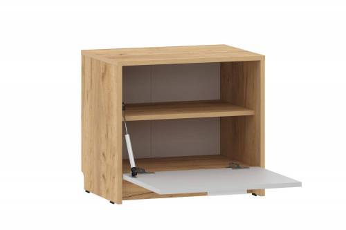 Прихожая Нортон комплектация 3 Серый/Белый/Дуб Крафт Золотой