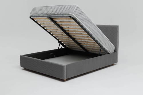 Кровать Галакси 140х200 (ПМ разборн осн.), №25 Серый