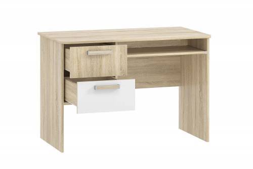 Стол для компьютера НМ 009.19-05 «Фанк» клен танзанский/белый