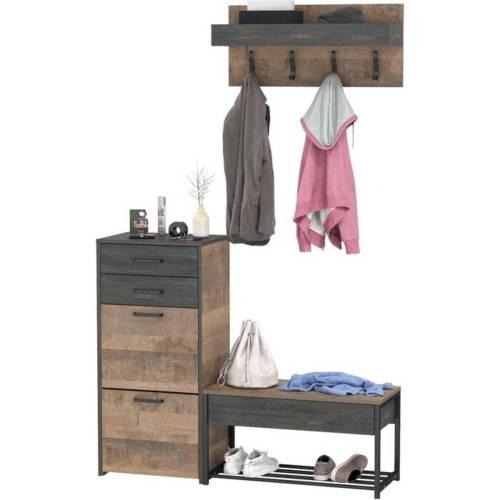 Трувор прихожая 11 Дуб Гранж Песочный/Интра