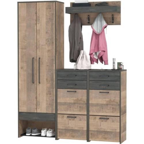 Трувор прихожая 14 Дуб Гранж Песочный/Интра