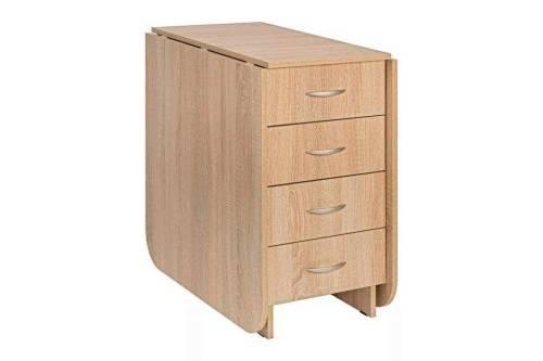 Глория 606 Стол-книжка с ящиками Дуб Сонома