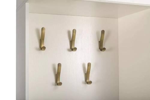 Прихожая Ливерпуль Белый/Ясень ваниль