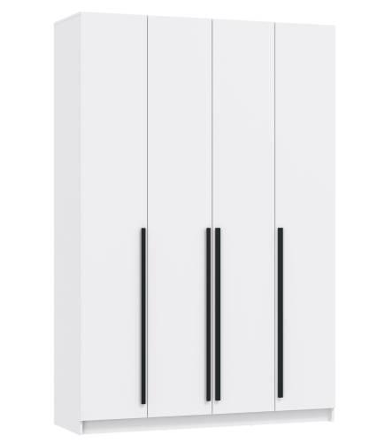 Шкаф для одежды 67.13 "Брандо" (4-х дв.) ЛДСП Белый